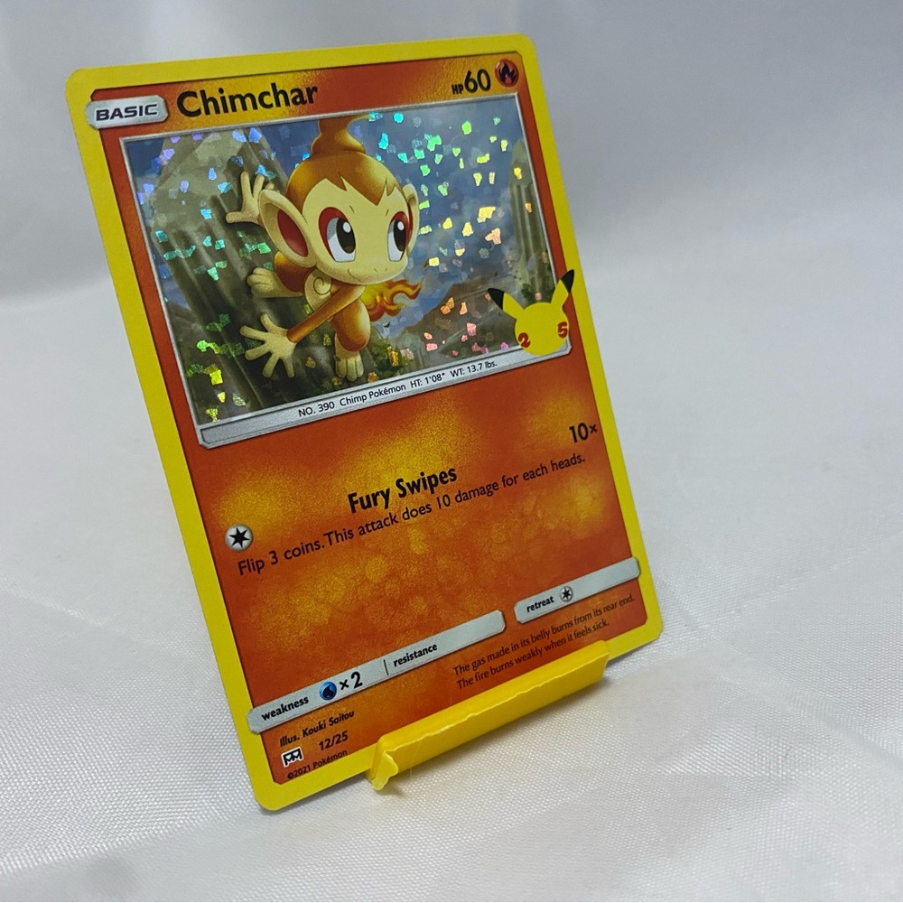 Chimchar 12/25 HOLO Pokemon Card 25th Anniversary McDonalds Promo 2021